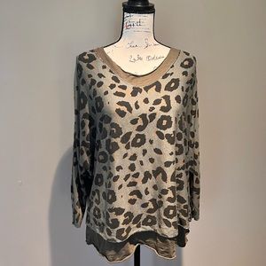 2-pice Long Sleeve Light Sweatshirt - one size Made in Italy